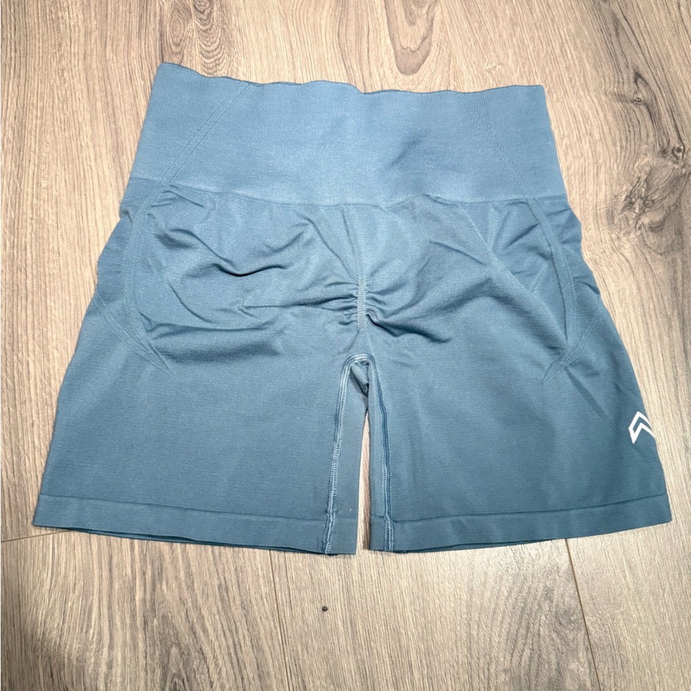 Oner Active Women's Teal Bike Shorts - Picture 2 of 3